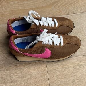 Nike Brown and Pink Sneakers